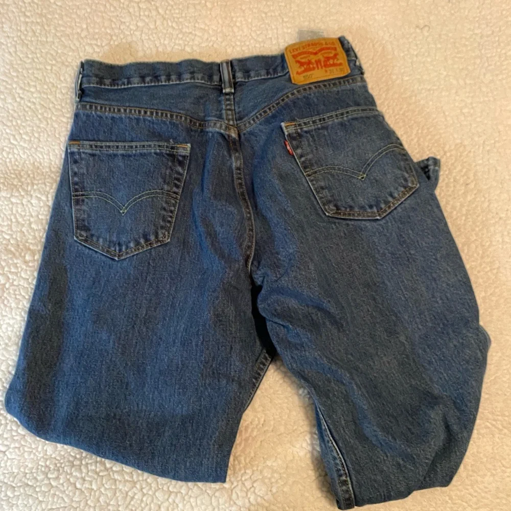 Levi's 550. Men's Straight Blue Jeans 31x30 - Picture 5 of 6